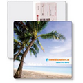 White Vinyl Portfolio Travel Agent & Passport holder, Size (4.75" x 9.25") Full Color
